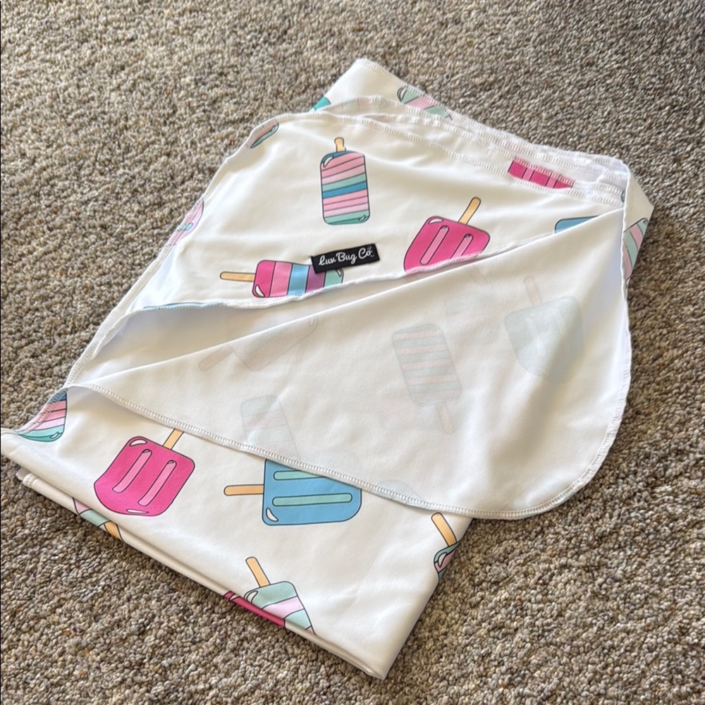 Luv Bug Company Hooded Sunscreen towel popsicles NEW